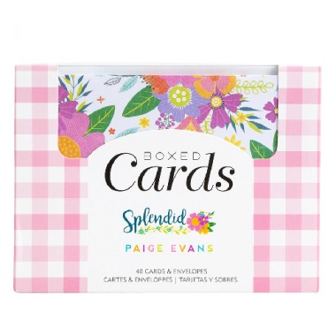 CAJA DE JUEGO DE TARJETAS PAGE EVANS SPLENDID