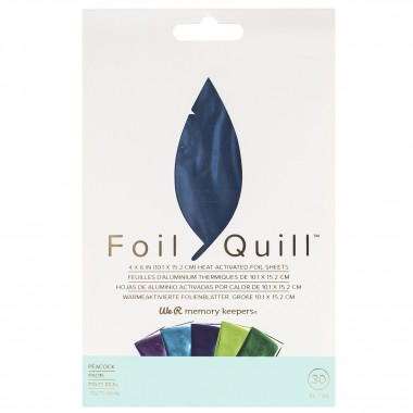 Paquete de Foil Color Pavorreal Foil Quill para Acabados Metálicos