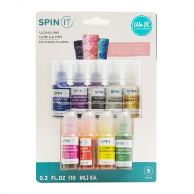 Tinta Alcohol Spin It 0.3 Oz 9 Pz Arcoiris Us WeR | 60000050