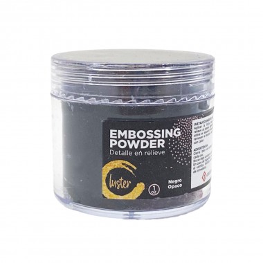 Polvo para Embossing Luster Color Negro Opaco 1 OZ | 868015