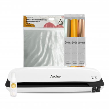 Laminadora Luminos + Foil Luminos + Consumibles Minc