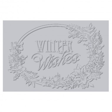 SIZZIX TEXTURA WINTER WISHES JEN LONG 666734