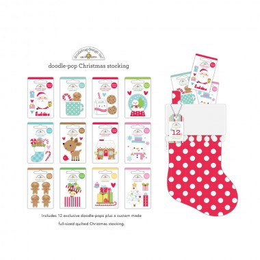 Calcomanías Doodle Pops Christmas Stocking Doodlebug | 7594