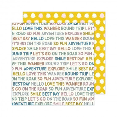 Papel Doble Cara On The Road 12x12´´ Maggie Holmes Round Trip | 34013584
