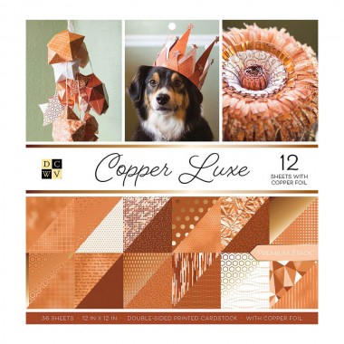 Cartulina Cobre De Lujo Con Foil Cobre 12X12´´ PS-005-00564