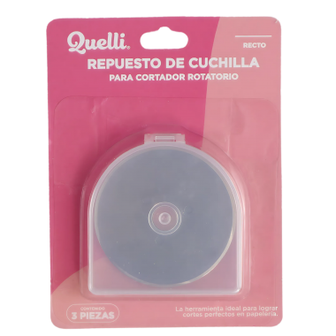 REPUESTOS P/CORTADOR ROTATORIO RECTO 3PZA QUELLI