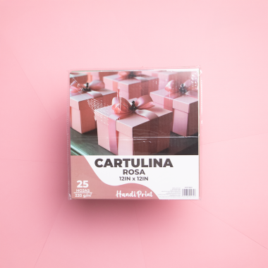 PAQUETE DE CARTULINA 12X12" PAQ. 25 PZA HANDI PRINT