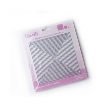 TROQUEL DELGADO CUADROS 19 PZA QUELLI