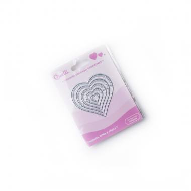 TROQUEL DELGADO CORAZONES 5 PZA QUELLI