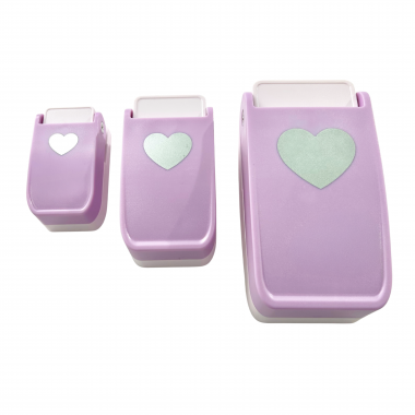 SET PERFORADORAS CORAZONES 3 PZAS QUELL