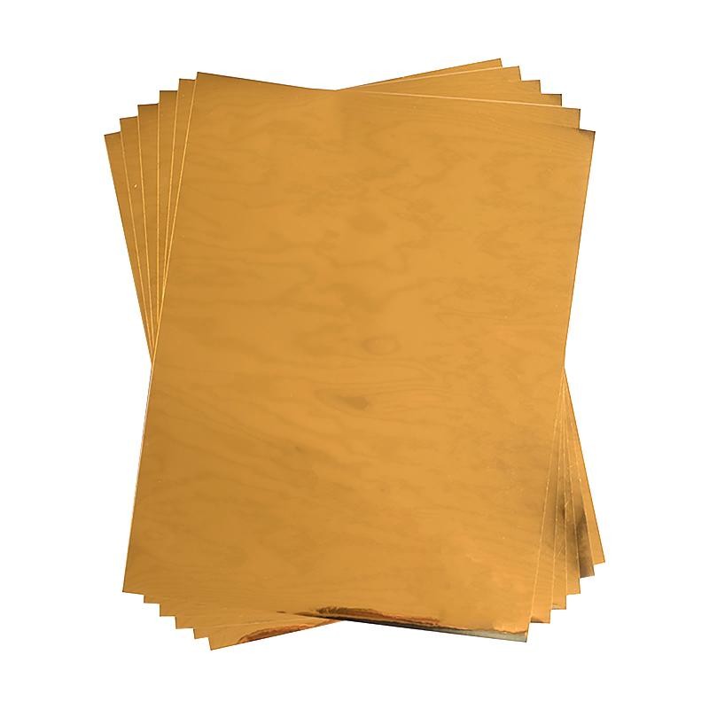 Hoja de Foil para Efectos Metálicos en Frío Oro  Silhouette