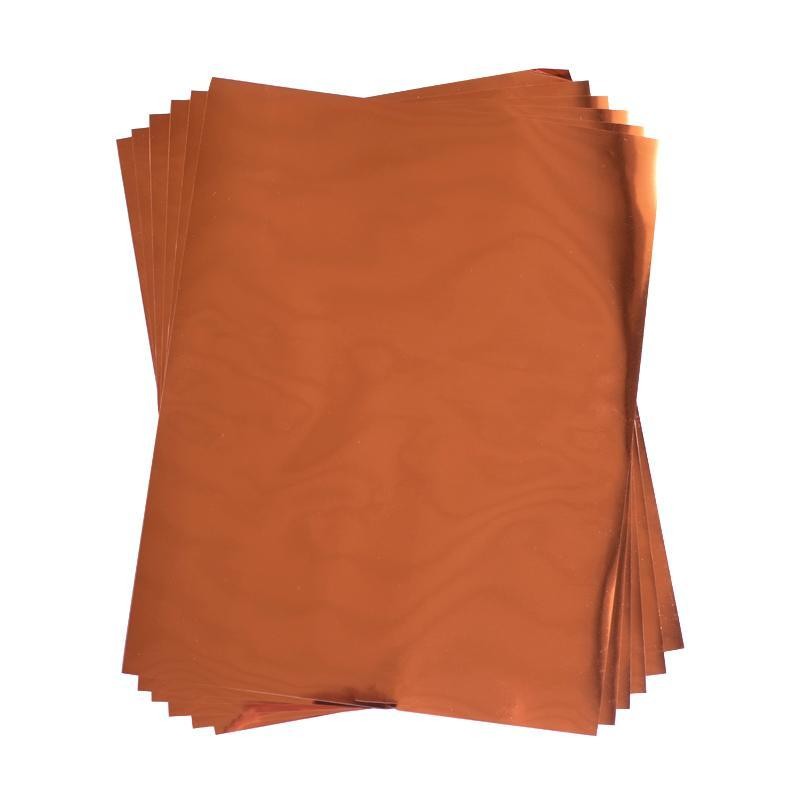 Hoja de Foil para Efectos Metálicos en Frío Cobre Silhouette