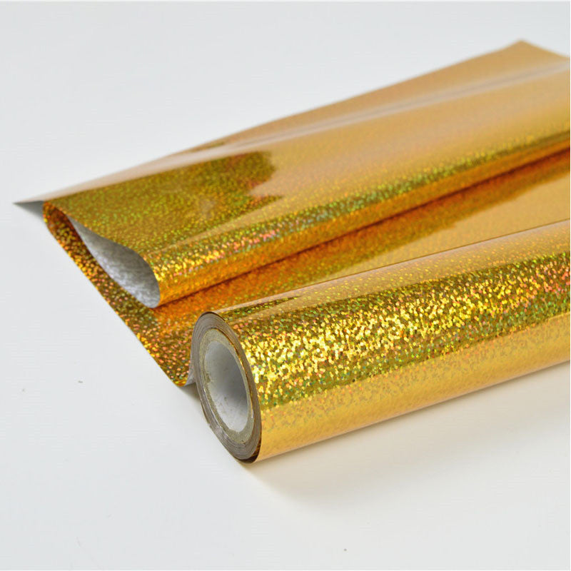 Papel Foil Luminos Holográficos Sparkle Oro