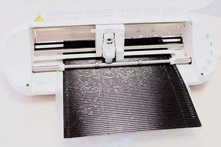 Paquete de papel Negro corrugado metálico