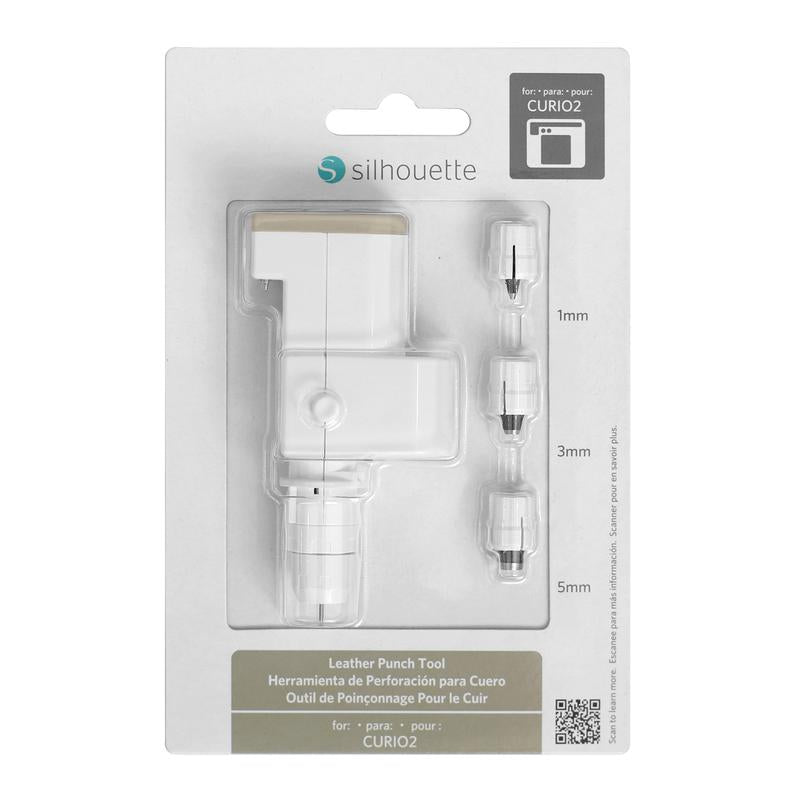 Punta de Perforación para Cuero 1, 3, 5mm Para Silhouette Curio 2 | CURIO-TOOL-PUNCHSET