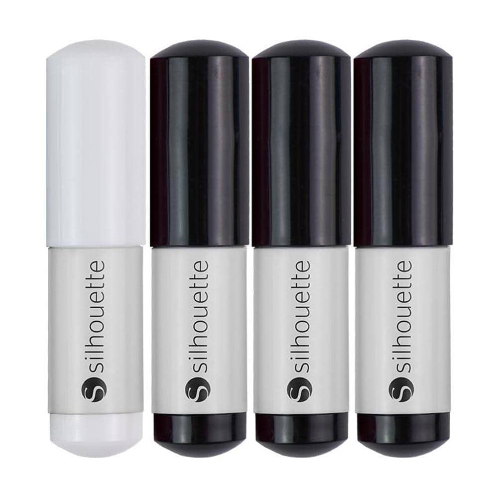 Kit de Plumas Negras y Blancas para Plotter Silhouette