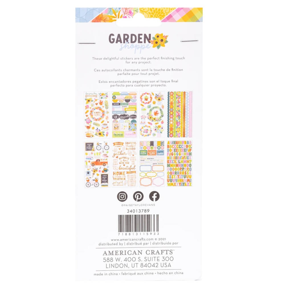 Libro Stickers Paige Evans Garden C/foil Cobre | 34013789