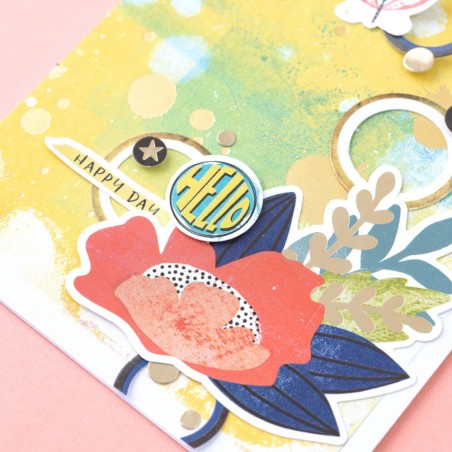 Adornos Para Scrapbook Floral 50pz | 34013852
