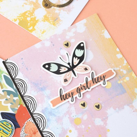 Adornos Para Scrapbook Floral 50pz | 34013852