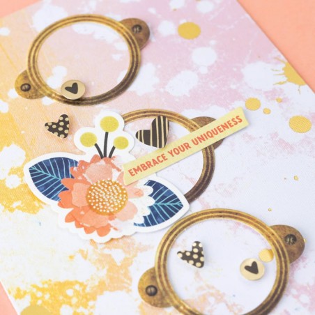 Adornos Para Scrapbook Floral 50pz | 34013852
