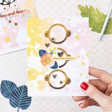 Adornos Para Scrapbook Floral 50pz | 34013852