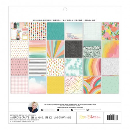 Papel Una Cara Sun Chaser 12X12´´ Heidi Swapp 48PZ | 315777
