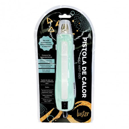 Pistola De Calor Para Relieve Bi-color Menta Luster