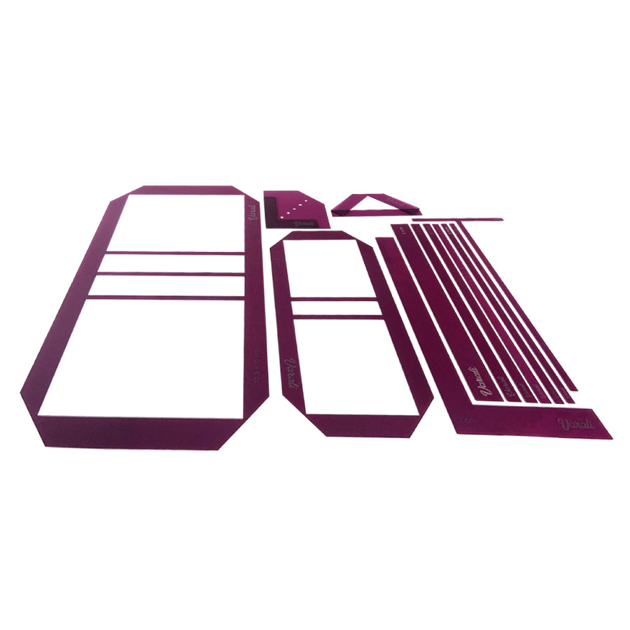 Kit De Herramientas Para Encuadernado Varali Acrílico Morado