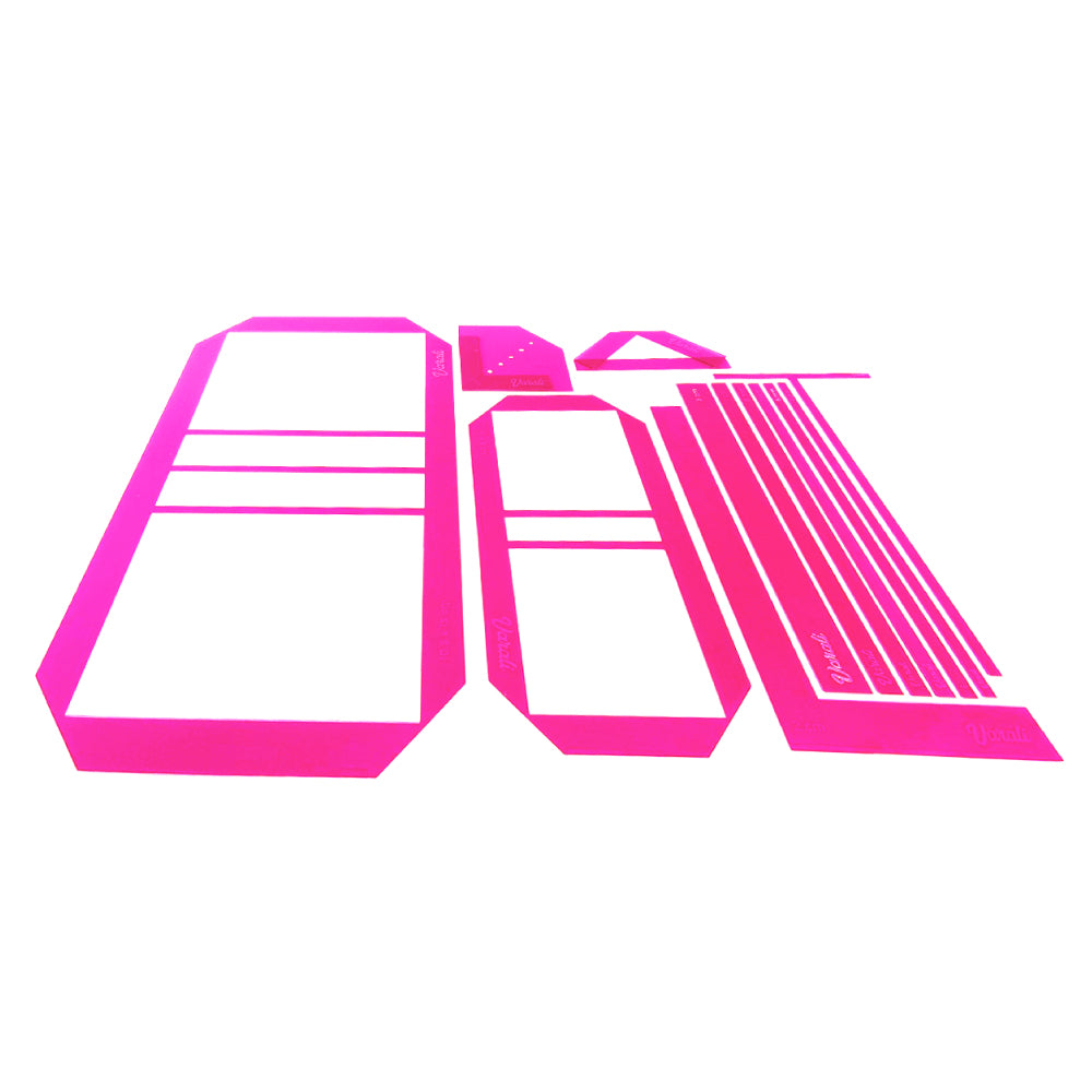 Kit De Herramientas Para Encuadernado Varali Acrílico Rosa