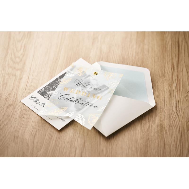 Set De Papel Foil 2 Rollos Oro 3 Pulg X 33 Pies Silhouette | FOIL-TRANS