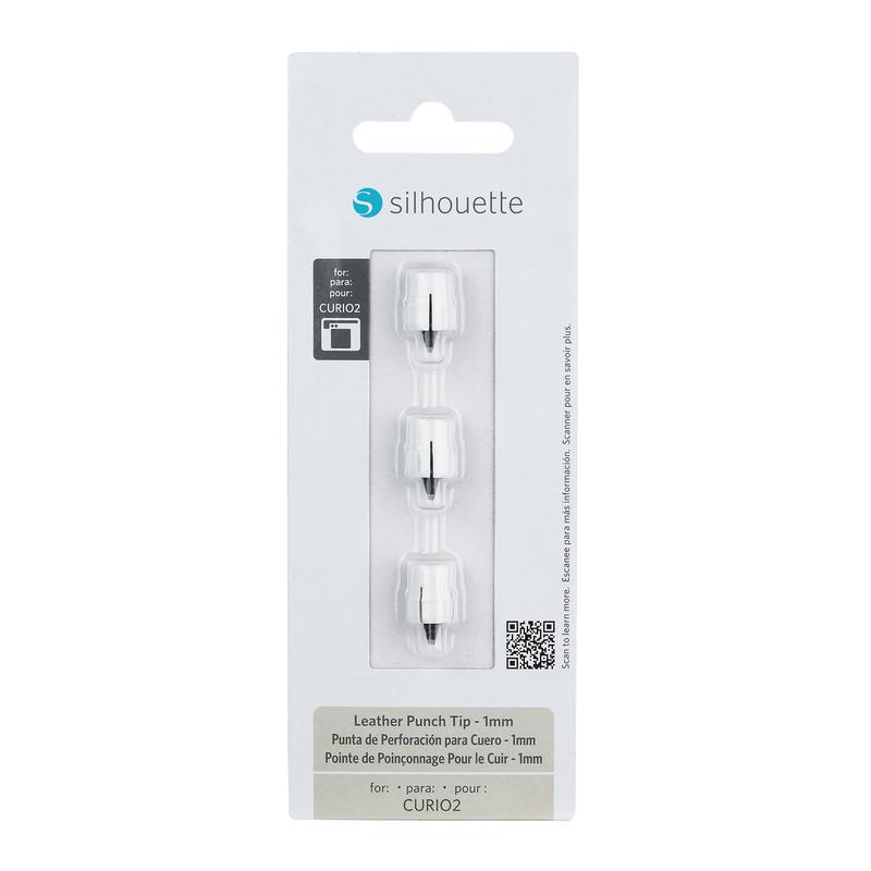 Punta de Perforación para Cuero 3pz 1mm Silhouette Curio 2 | CURIO-TOOL-PUNCH-T1