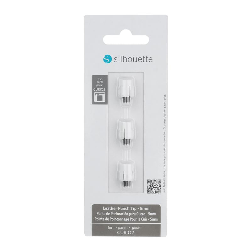 Punta de Perforación para Cuero 3pz 5mm Silhouette Curio 2 | CURIO-TOOL-PUNCH-T5