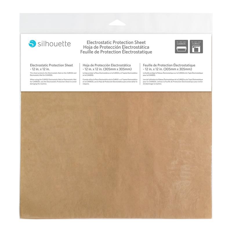 Hoja De Proteccion Electrostática 12x12in Silhouette | SILH-PROTECT-ES-12