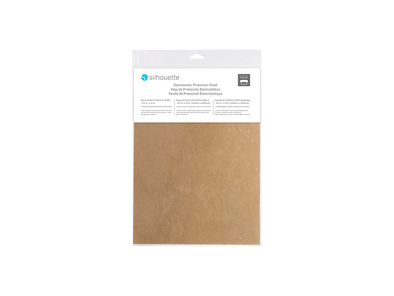 Hoja De Proteccion Electrostatica 8.5x12in Silhouette | SILH-PROTECT-ESLTR