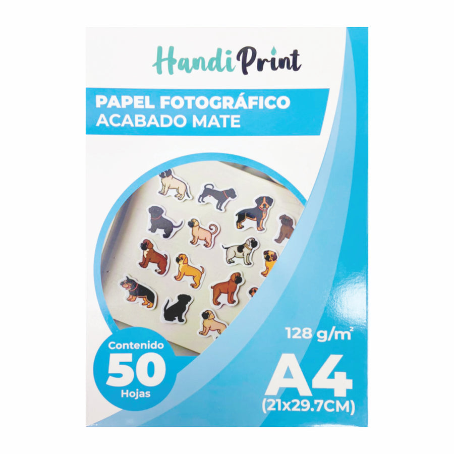 Papel Fotográfico Mate A4*50 128gr Handi Print