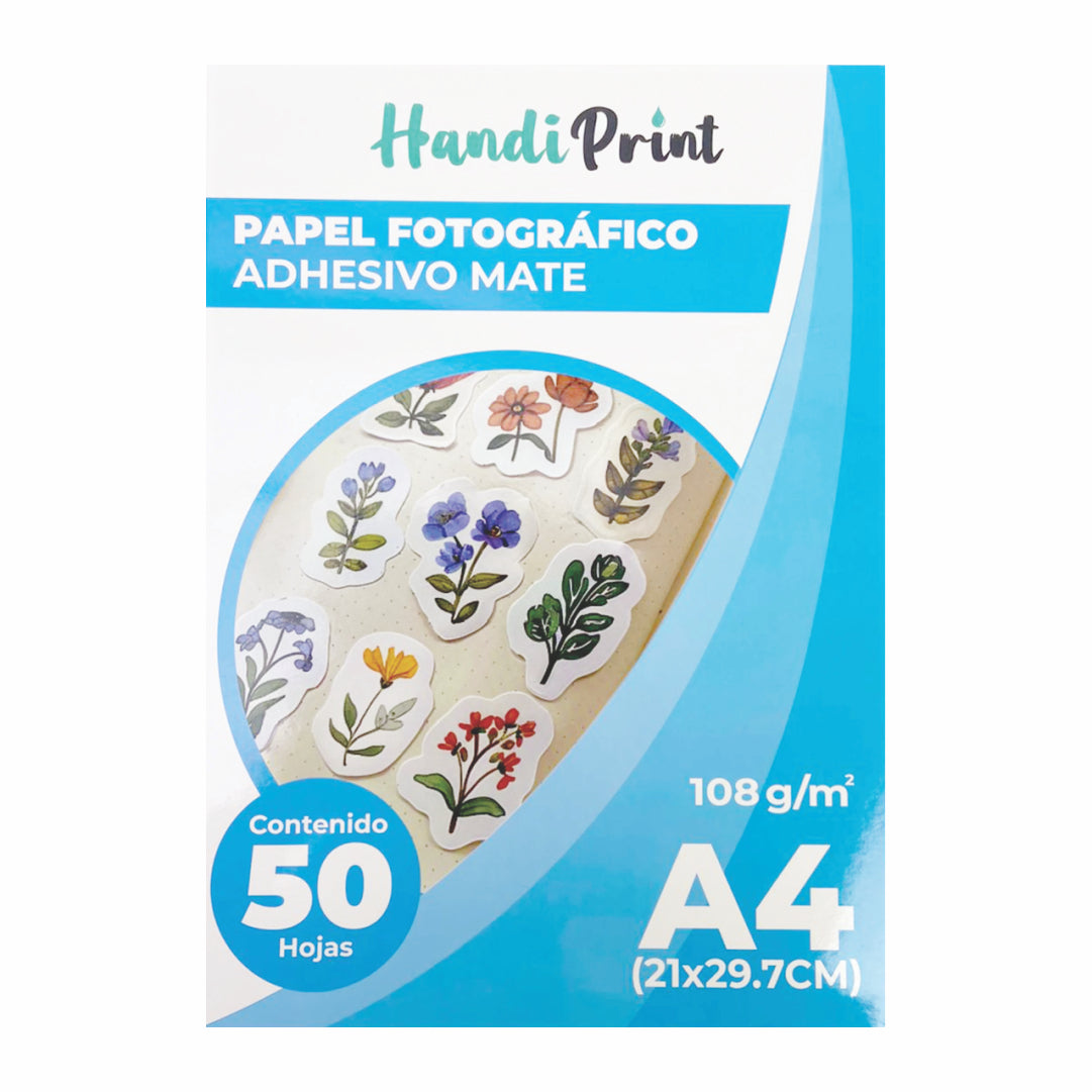 Papel Fotográfico Adh Mate A4*50 108gr Handi Print