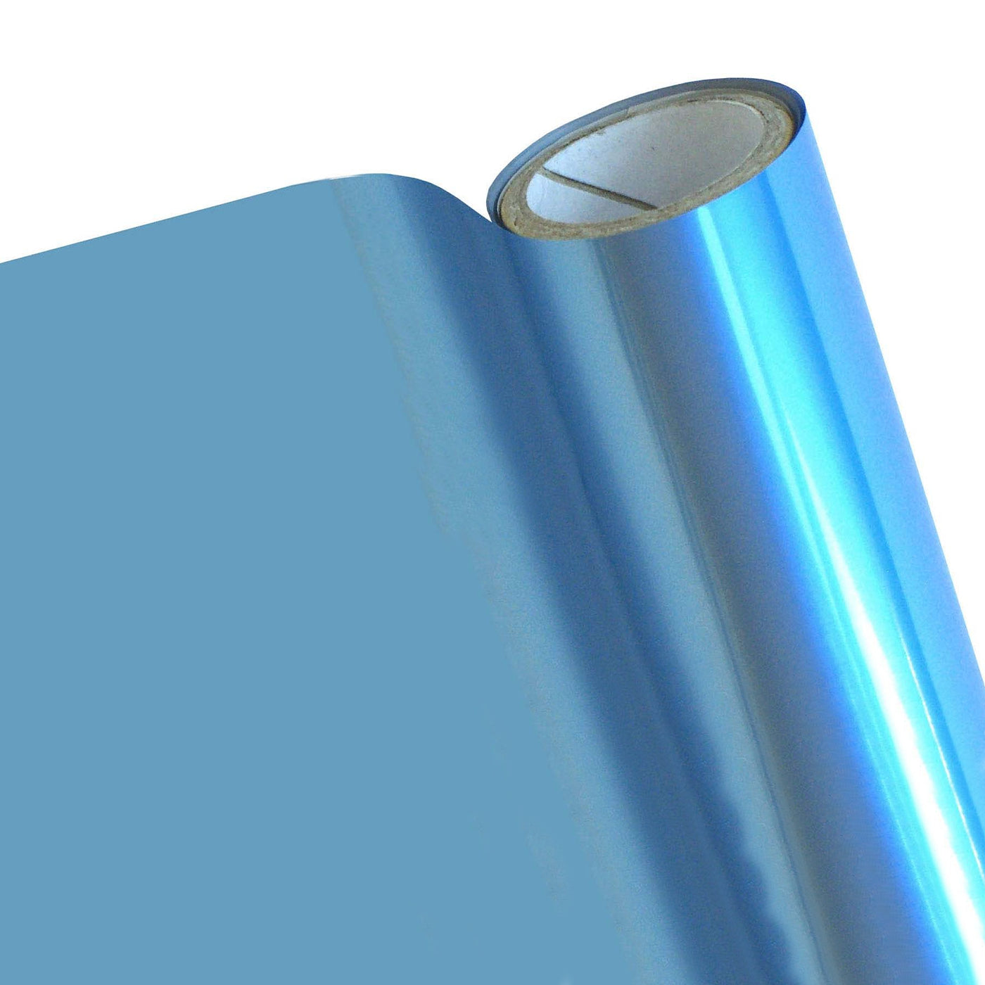 Papel Foil Luminos Holográficos Azul Cielo