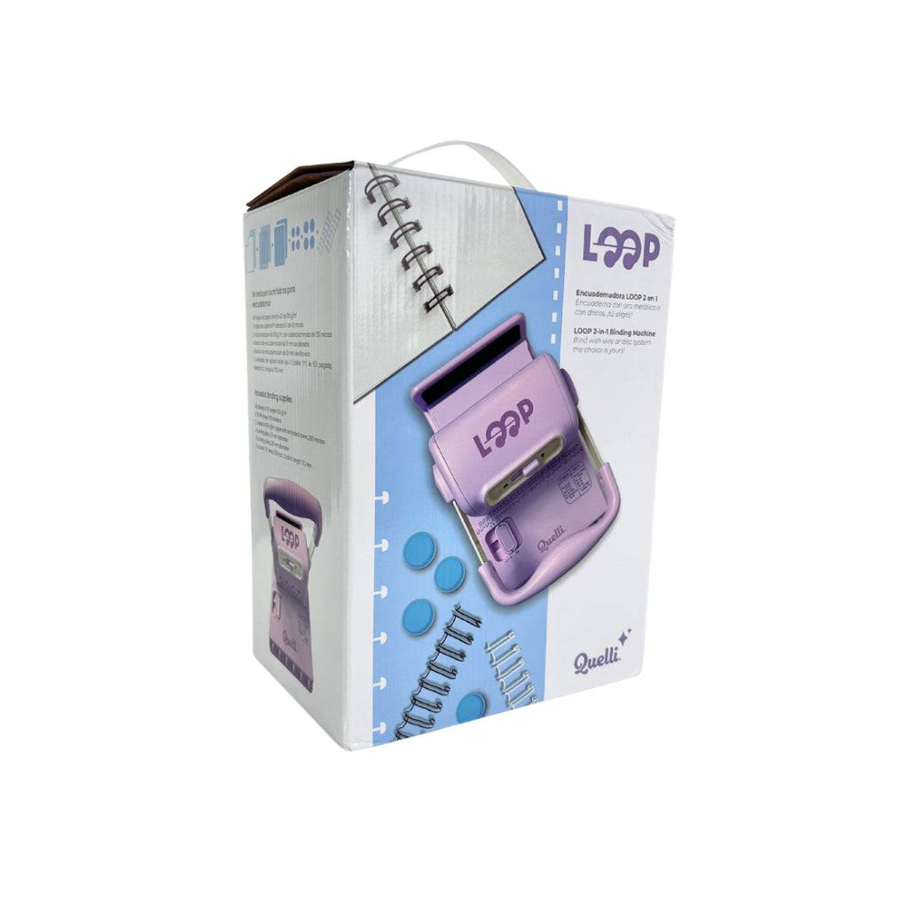 ENCUADERNADORA LOOP 2 EN 1 QUELLI
