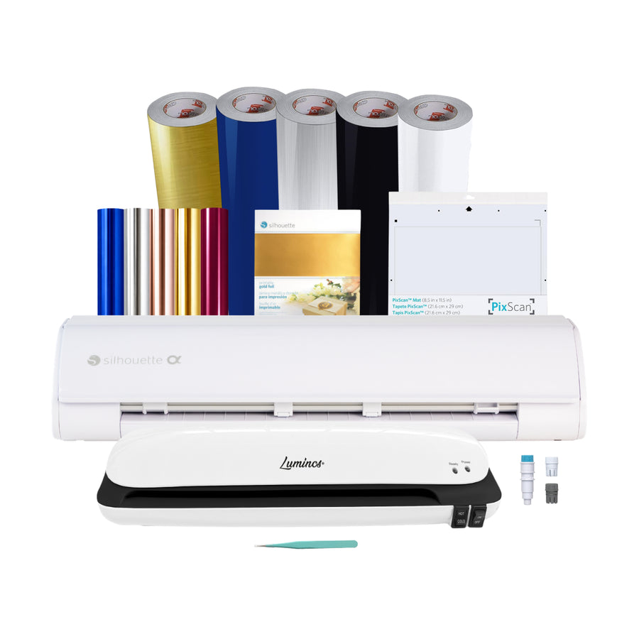 Paquete CAMEO 5 ALPHA/ALFA para rotulacion y estampado con foil