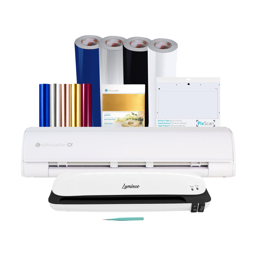 Paquete Hot Stamping con Silhouette Cameo 5 ALPHA/ALFA