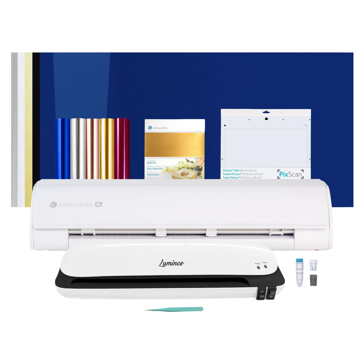 Paquete CAMEO 5 ALPHA/ALFA para rotulacion y estampado con foil