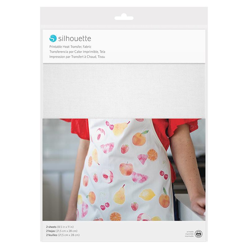 Papel Transfer Imprimible Para Telas 2pz Silhouette | HEAT-PRINT-FAB