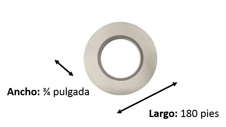 Tape Doble Cara Blanco TX843 3/4´´ x 180