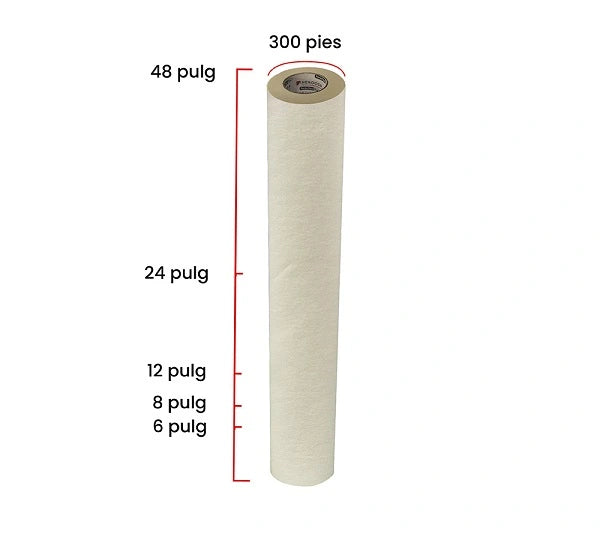 Papel transfer main tape gxp-775 transfer plus 6"  x 300"