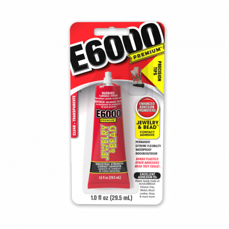 ADHESIVO PREMIUM PARA JOYERIA C/PUNTAS 1Oz E6000 205106