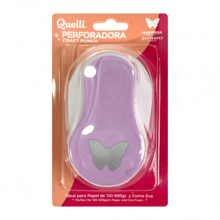 Perforadora Papel y Foamy Mariposa 2" Quelli