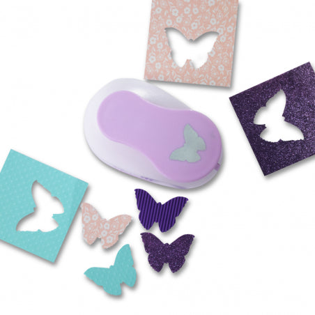 Perforadora Papel y Foamy Mariposa 2" Quelli
