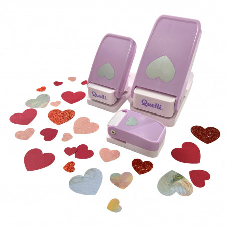 SET PERFORADORAS CORAZONES 3 PZAS QUELL