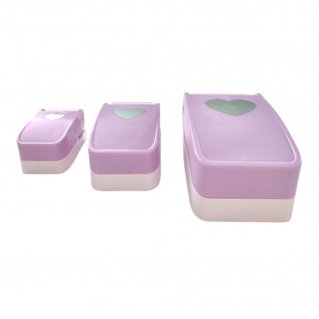 SET PERFORADORAS CORAZONES 3 PZAS QUELL