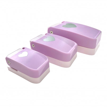 SET PERFORADORAS CORAZONES 3 PZAS QUELL